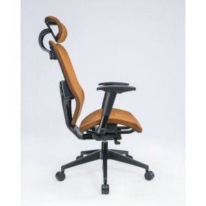 Executive Mesh Office Chairs | Y Back Frame Orange Mesh